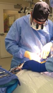 Dr. Kurt Eichholz operating room